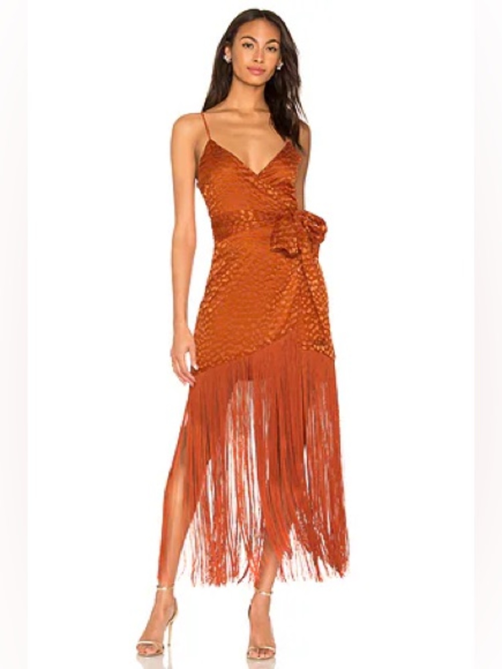 LPA Orelia Dress Rust Size Small